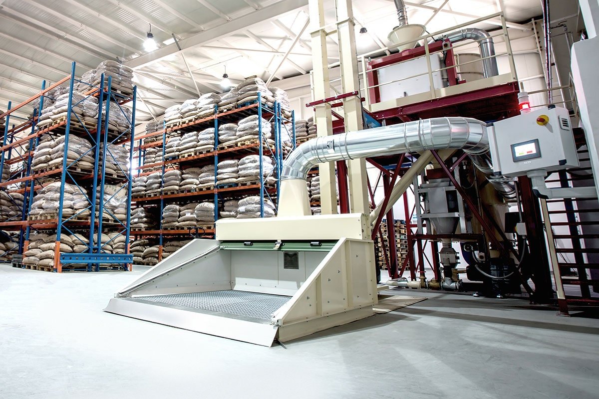 Coffee beans storage warehouse