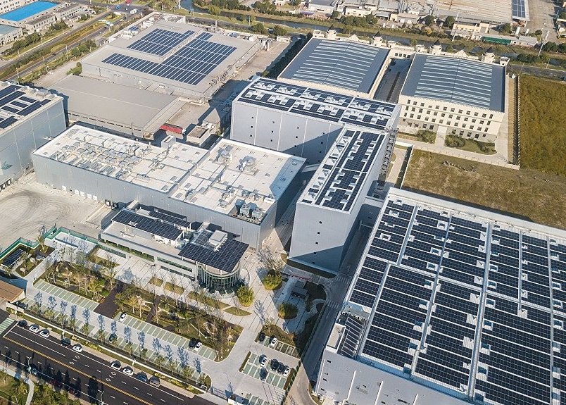 coffee bean factory view