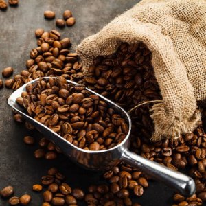 roasted coffee beans